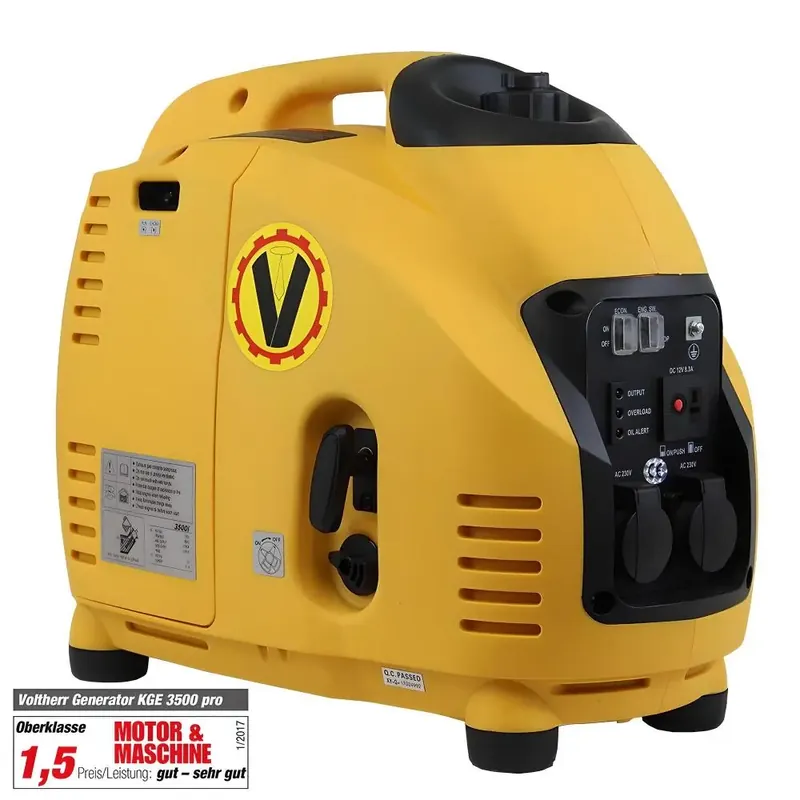 Neu Im Sortiment 3500 Watt Benzin Inverter Stromerzeuger Voltherr KGE 3500pro