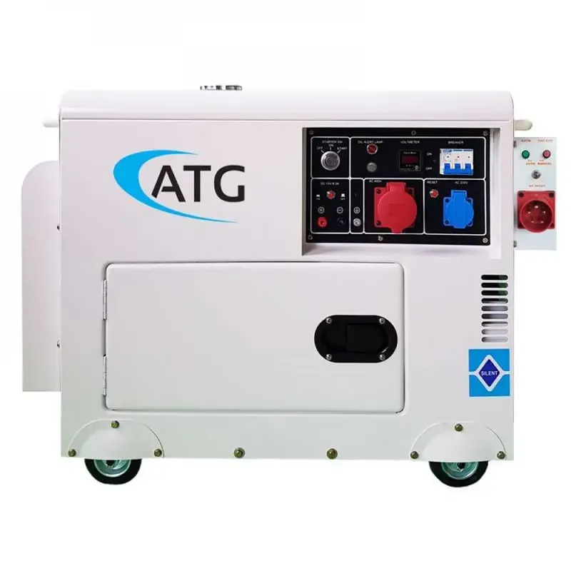 7,5 kVA ATG Multifuel 8TPA Stromerzeuger - Diesel, Heizöl, Pflanzenöl & Altspeiseöl mit ATS Super-Preis