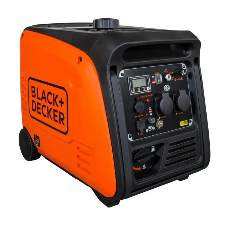 Neu Im Sortiment 3900 Watt Black + Decker BXGNI4000E Benzin Inverter Stromaggregat