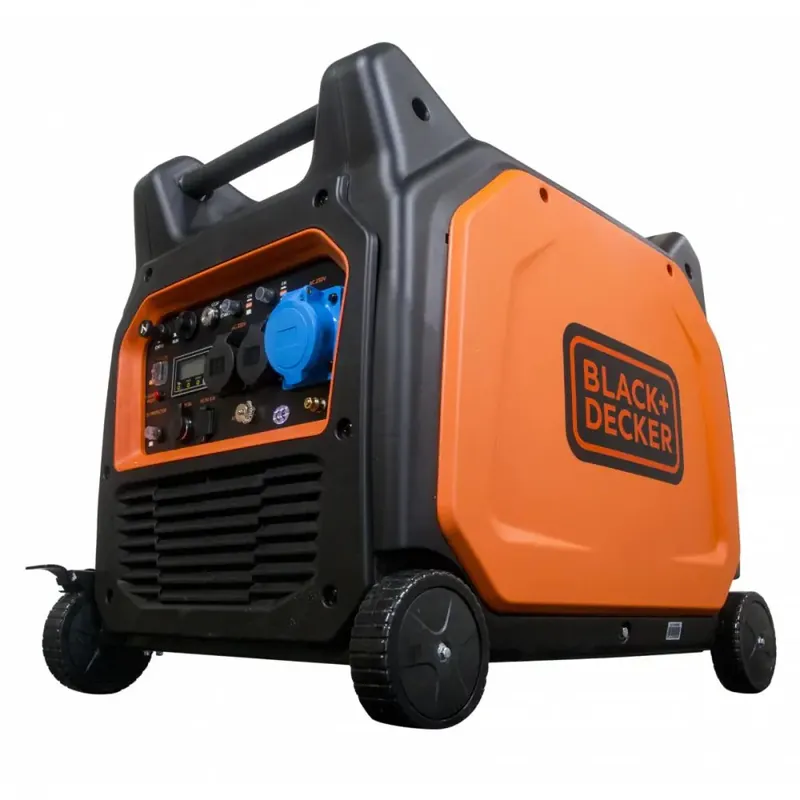 Ausverkauf 6500 Watt Black + Decker BXGNi6500E Benzin Inverter Stromaggregat