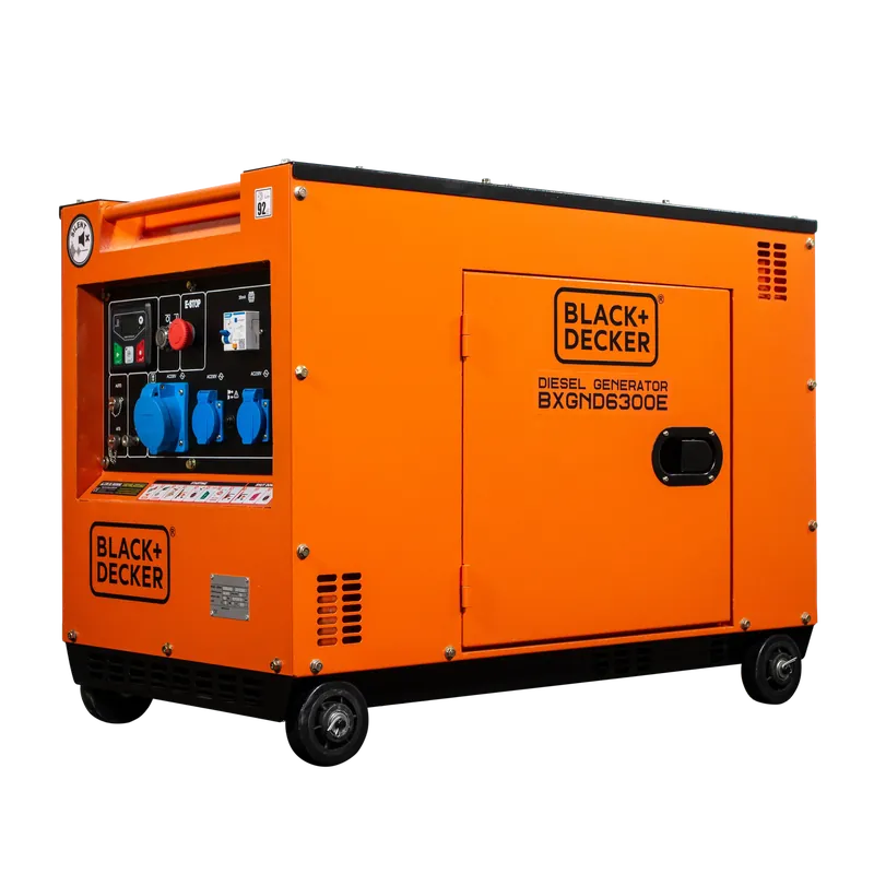 Highlight 6500 Watt Black + Decker BXGND6300E Diesel AVR Stromerzeuger