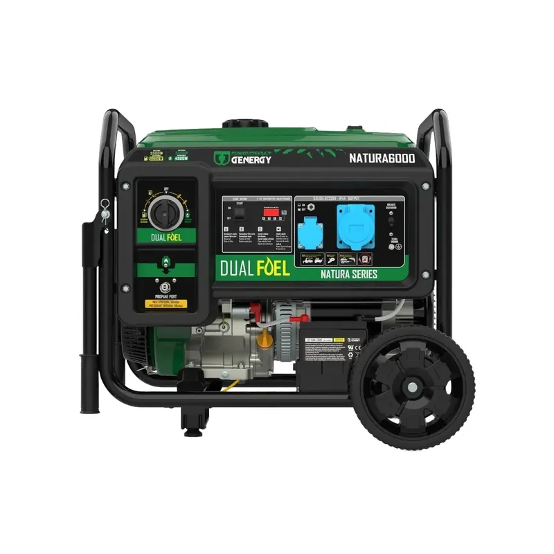 Dualfuel Stromerzeuger 5500W Genergy Natura 6000 SVR - Benzin & LPG Schneller Versand