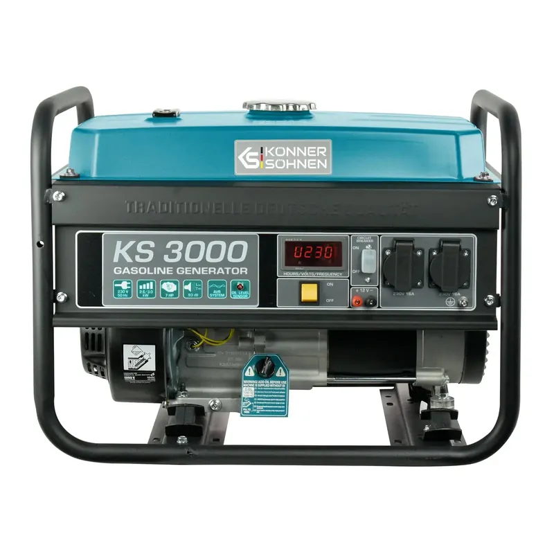 Highlight Benzin AVR Stromerzeuger 3000 Watt Könner & Söhnen KS 3000