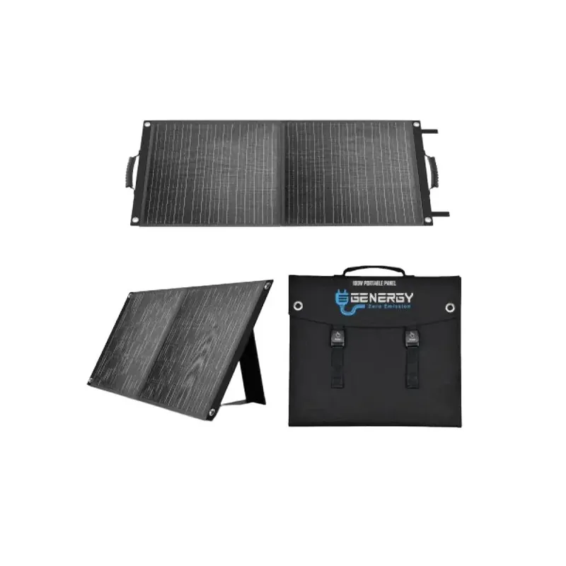 Neu Faltbares Solarpanel Monokristallin 100Watt Genergy GZE100