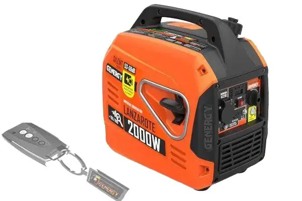 Inverter Stromerzeuger Benzin 2000 Watt mit Funkstart Genergy Lanzarote III Super-Preis