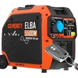 Inverter Stromerzeuger Benzin 5500 Watt mit Funkstart Genergy Elba Neu