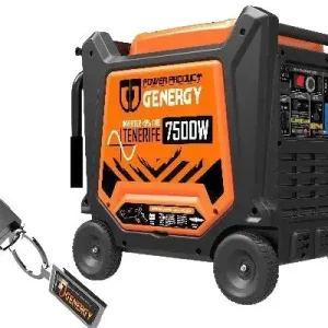 Markenprodukt Inverter Stromerzeuger Benzin 7500 Watt mit Funkstart Genergy Tenerife II
