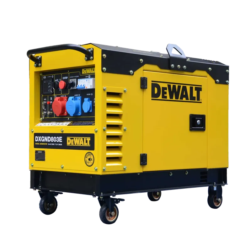 DeWalt Diesel Stromaggregat DXGND803E – 5,8 kW (230 V) & 7,9 kVA (400 V) Saisonangebot