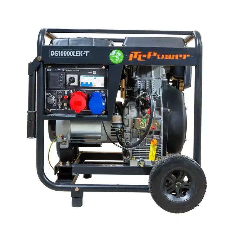 Neuheit Diesel Stromaggregat DG10000LEK-T von ITC-POWER – 7,6 kW 230V & 400V