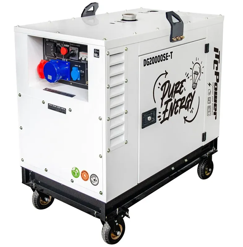 Diesel Stromaggregat 20 kVA / 16 kW 230V & 400V DG20000SE-T Direkt Vom Hersteller