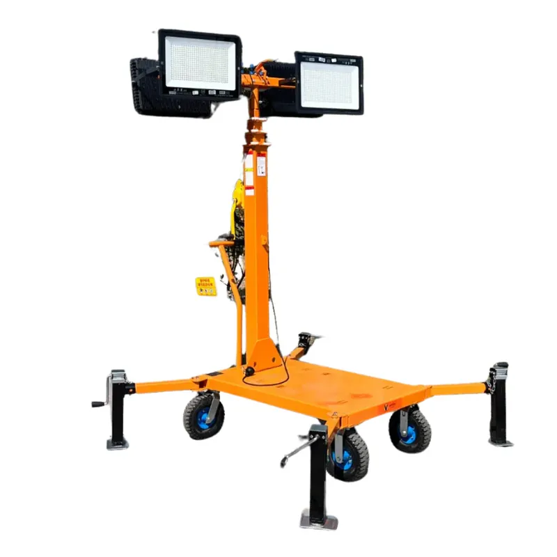 LED Lichtmast - 4x400W - 160.000 Lumen Voltherr LT1800 Geprüft