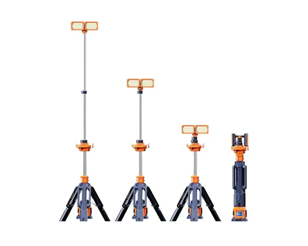 Neue Kollektion Lichtmast mit Teleskop-Mast DIRECT-200 12.000 Lumen 2,3 Meter IP66