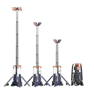 Lichtmast mit Teleskop Mast DIRECT-500 52.000 Lumen 4,2 Meter IP65 Günstig