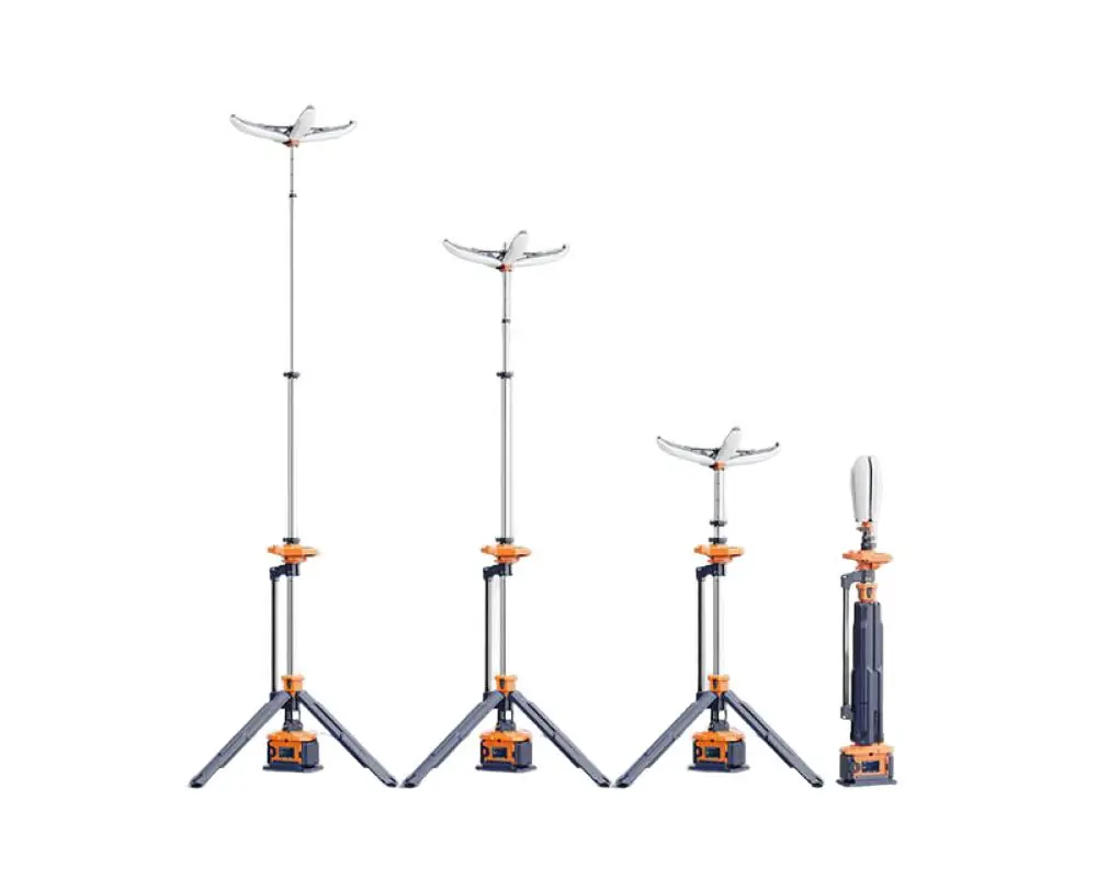 Preisknaller Lichtmast mit Teleskop Mast CENIT-300 14000 Lumen 3,4 Meter IP66