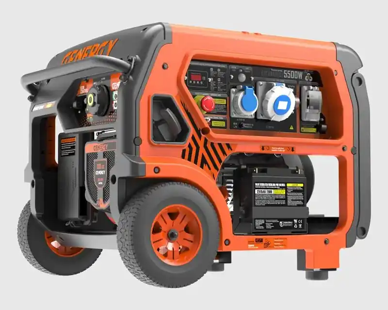 Billig Benzin Stromerzeuger SVR 5500 Watt mit E-Start Genergy Ezcaray-S IP67