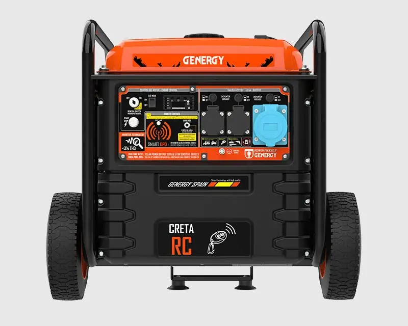 Preisreduziert Inverter Stromerzeuger Benzin 7500W mit Funkstart Genergy Creta-RC