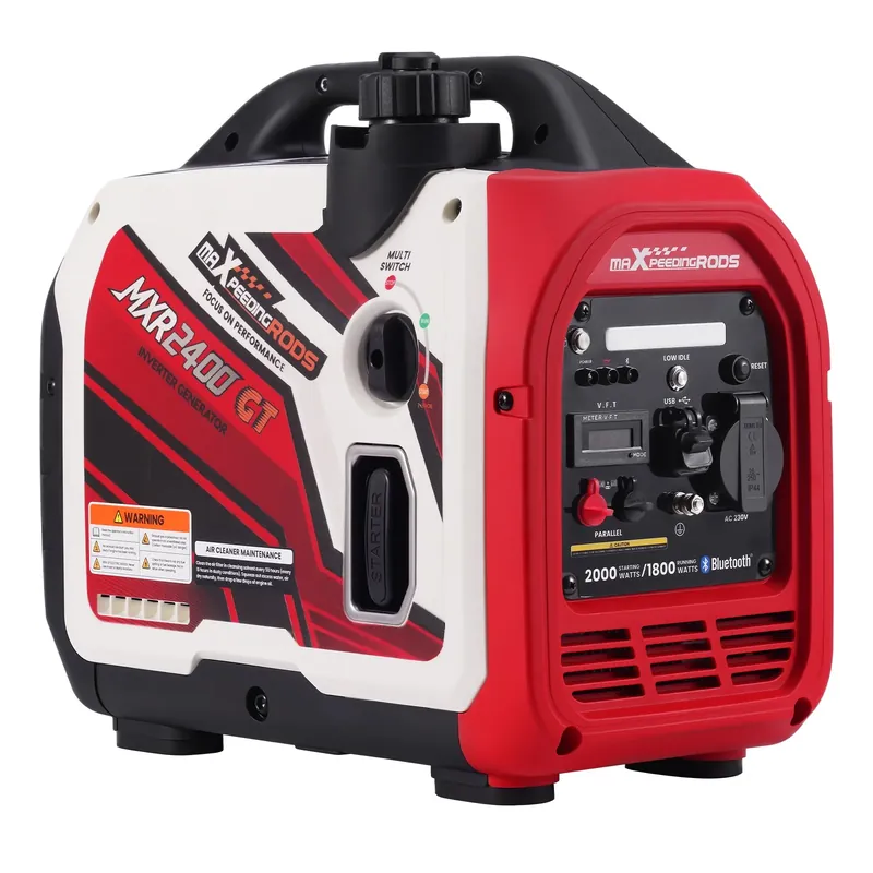 Abverkauf 2000W Benzin Inverter Stromerzeuger mit App Steuerung maXpeedingrods MXR 2400GT – EU