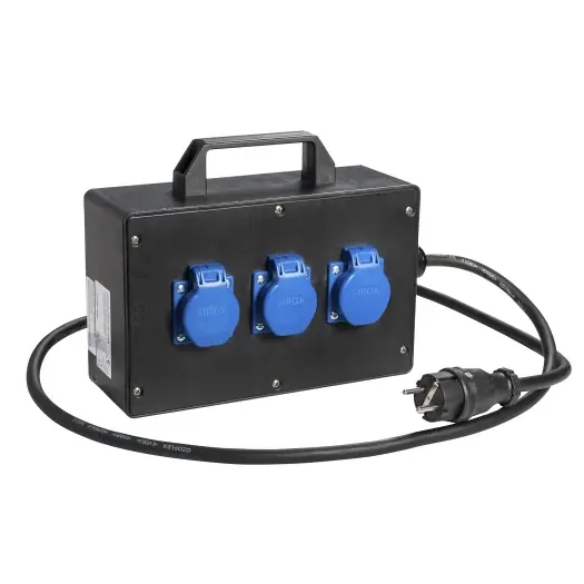 Zertifiziert SiRoX Vollgummi-Verteilerbox "GRÜNBERG"
