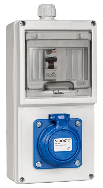 Markenprodukt VOTHA Wandverteiler Würzburg, Typ XS, verdrahtet, IP65