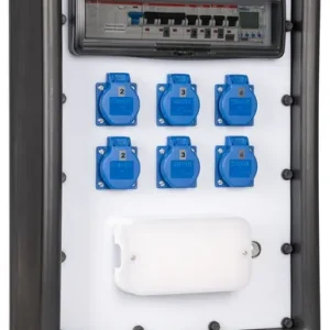 Bestpreis Endverteiler Wando-DE, LED-Beleuchtung, Dämmerungsschalter, CEE-St. 32 A, CEE 32 A, CEE 16 A, SiRoX
