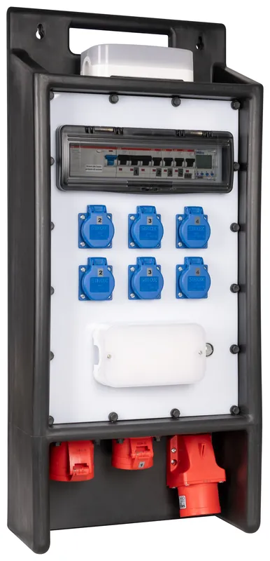 Bestpreis Endverteiler Wando-DE, LED-Beleuchtung, Dämmerungsschalter, CEE-St. 32 A, CEE 32 A, CEE 16 A, SiRoX