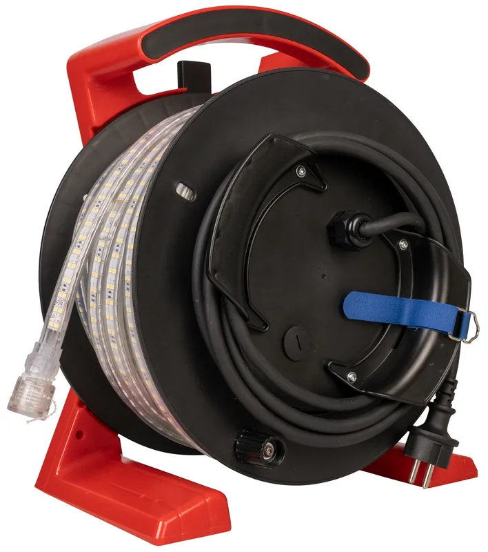LED-Lichtschlauch auf Kabeltrommel, 25 m, 300 W, 5.000 K, einseitig Sale