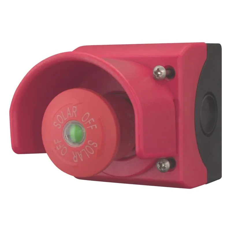 Abverkauf Eaton PV-Feuerwehrschalter M22, roter Drehknopf, IP67/IP69K