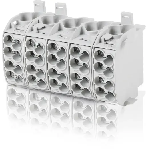 Angebot Hauptleitungs-Abzweigklemme 25 mm² 5-polig grau