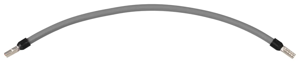 Preis Gesenkt Verdrahtungsbrücke 6 mm² grau 260 mm beidseitig mit 11 mm isolierter Aderendhülse