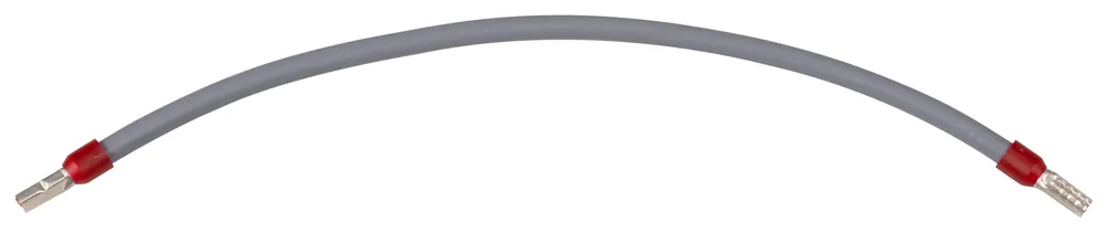 Meistverkauft Verdrahtungsbrücke 10 mm² grau 480 mm beidseitig mit 12 mm isolierter Aderendhülse