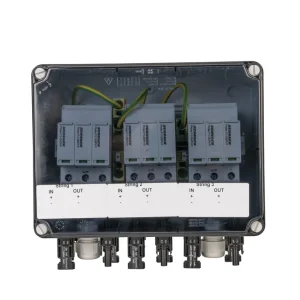 Generatorenanschlusskasten für PV-Anlagen bis 1.000 V DC, 1x 3 String, MC4-Steckverbinder, SiRoX Top-Seller