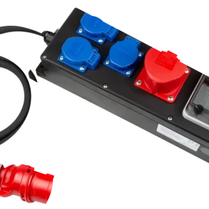 POWER X-Line S Vollgummiblock, Zul. 16A, FI SiRoX Abverkauf