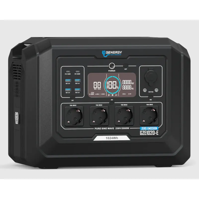 Echt Powerstation 1024Wh - 4500W max. Output GENERGY GZE-1020-E
