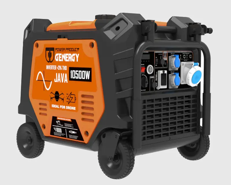Schnäppchen Stromerzeuger Benzin-Inverter Genergy JAVA RC/SOL/ATS/DRON 10500W – Drohnengenerator