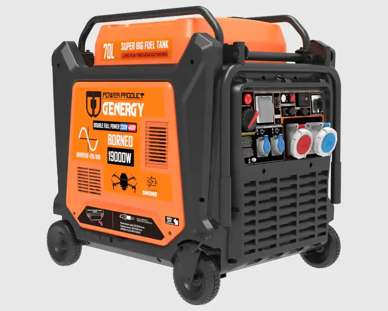 Stromerzeuger Benzin-Inverter Genergy BORNEO RC/SOL/ATS/DRON 19000W – Drohnengenerator Beliebt