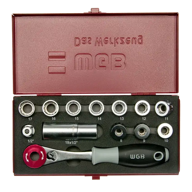 Nur Für Kurze Zeit 1/2" Durchsteck-Steckschlüssel-Garnitur „40 in 1“