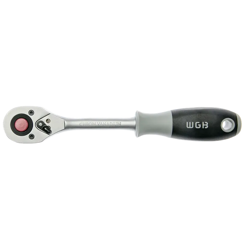 1/2" Hebelumschaltknarre, 72 Zähne, gerader Schaft, DIN 3122 D Markenprodukt