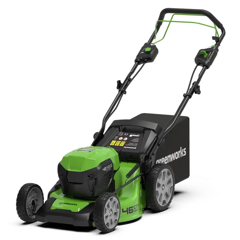 Preisknaller POWERALL 48V (24V x 2) Rasenmäher 46cm mit Radantrieb - Ohne Akku
