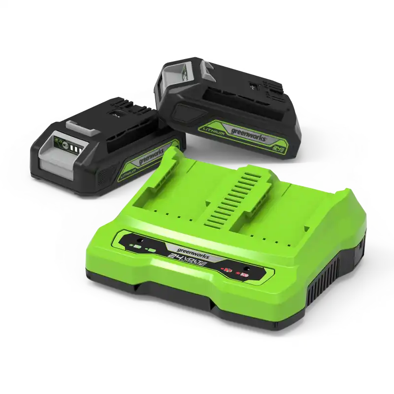 POWERALL 24V Starter Kit 2x 2Ah Akkus + Doppelladegerät Schnäppchen