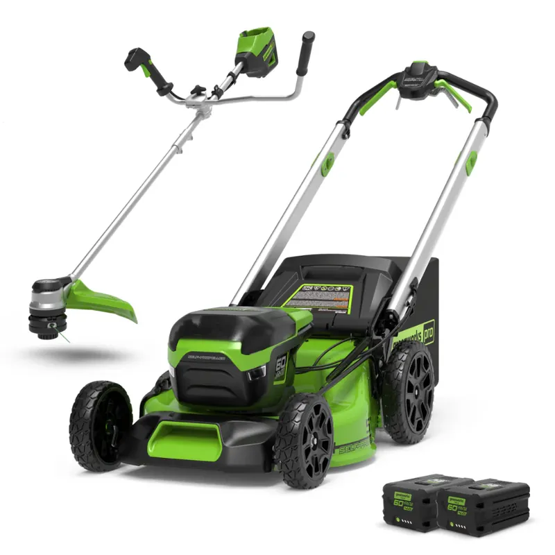 60V Rasenmäher 51cm mit Radantrieb + Freischneider 40cm Set Saisonangebot