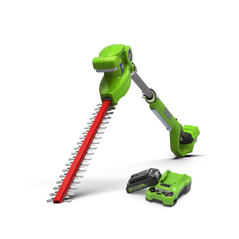 POWERALL 24V Stab-Heckenschere 51cm - 2Ah Akku Neue Kollektion