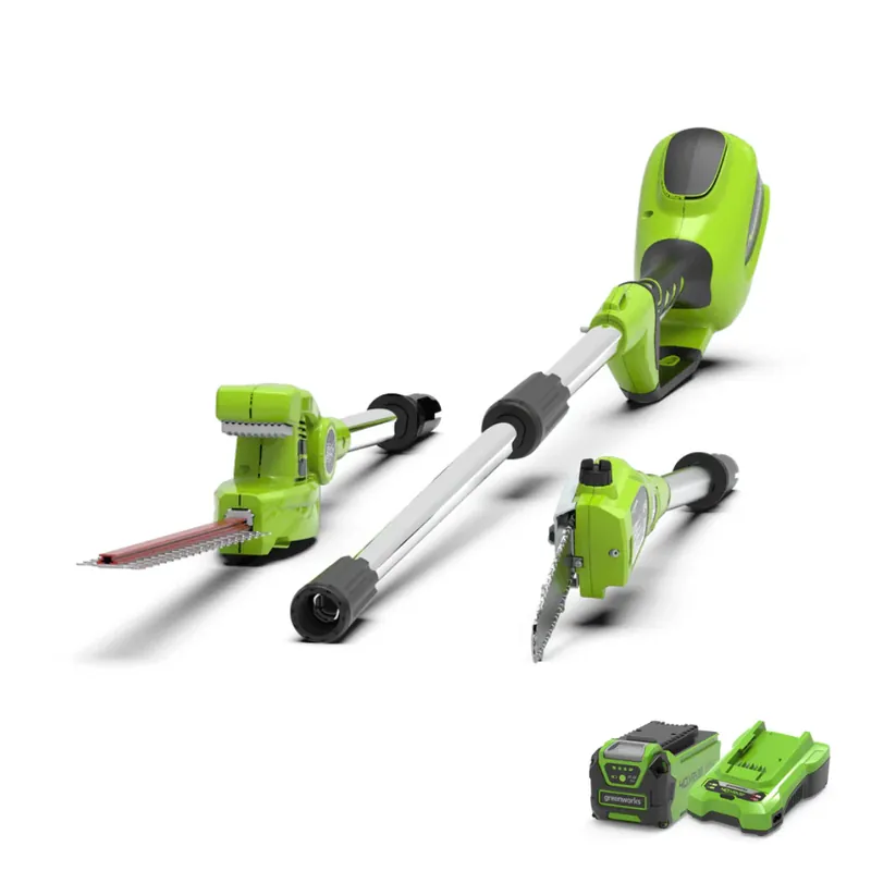 40V Hochentaster & Stab-Heckenschere - 2Ah Akku Top-Preis