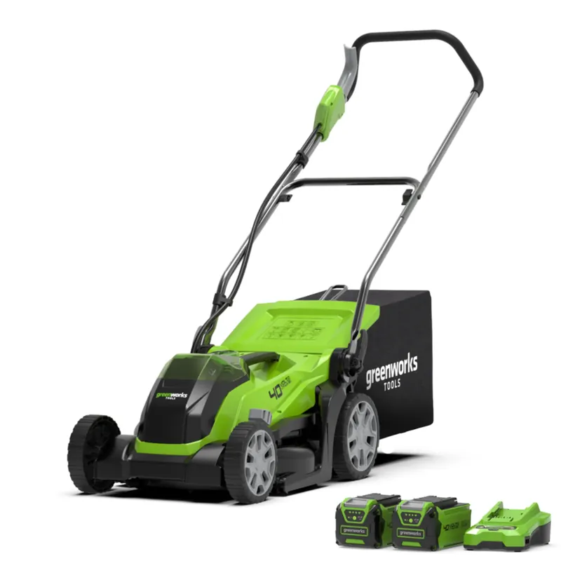 40V Rasenmäher 35cm - 2x 2Ah Akkus Top-Preis