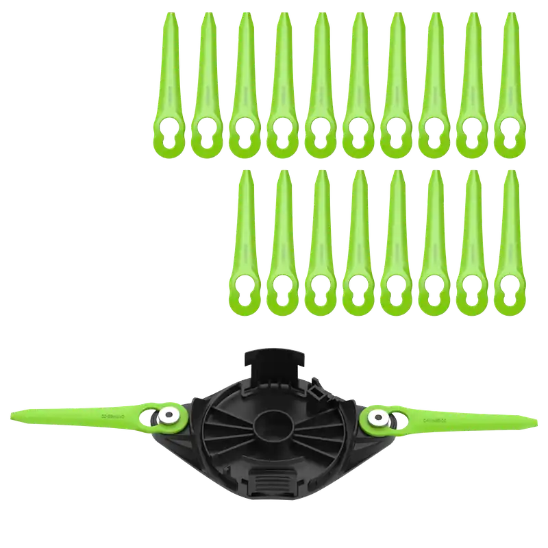 Saisonangebot Doppelklingen-Trimmerkopf + 20 Ersatzklingen