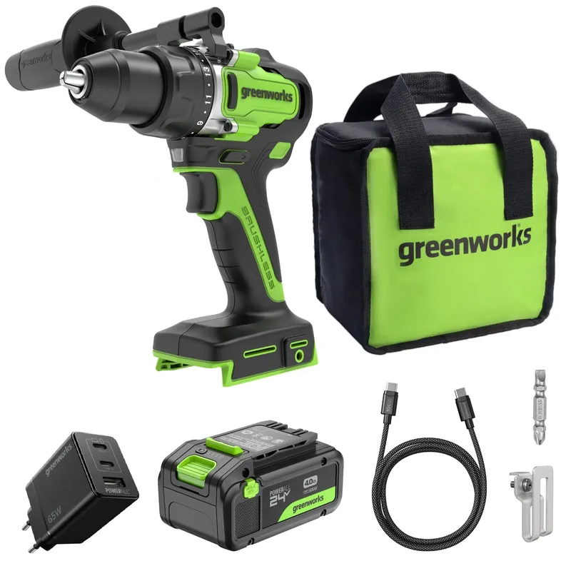 POWERALL 24V PRO Schlagbohrmaschine 90Nm - 4Ah Akku Neue Ware