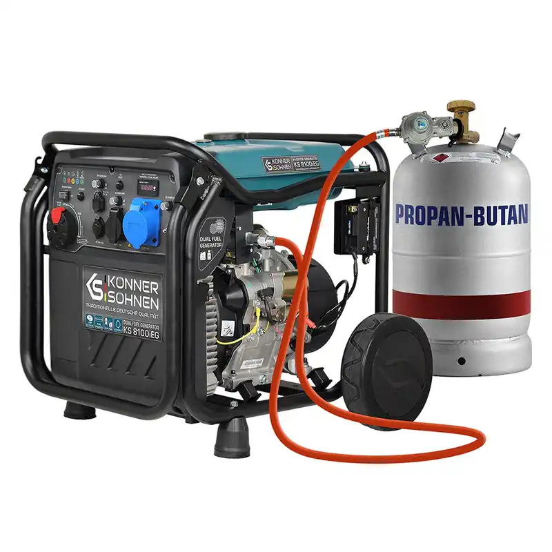 Sichere Zahlung LPG/Benzin-Inverter-Generator KS 8100iEG