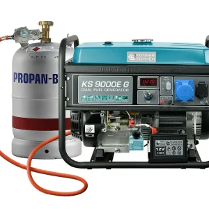 Schnäppchen LPG/Benzin-Generator "Könner & Söhnen" KS 9000E G
