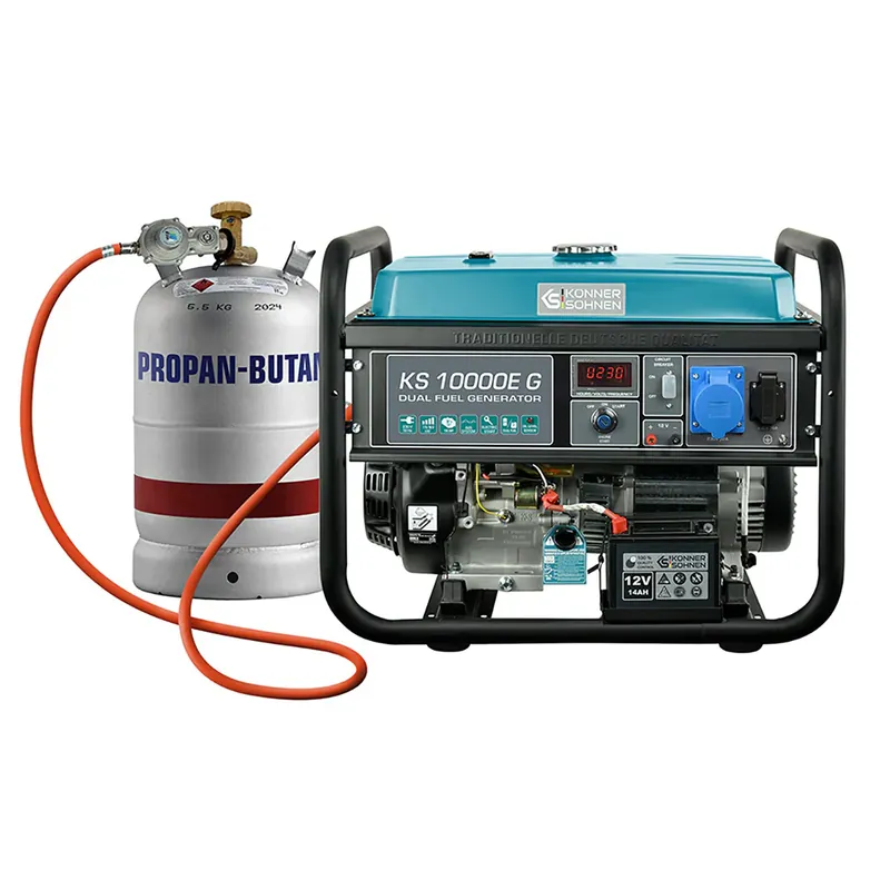 Sonderangebot LPG/Benzin-Generator "Könner & Söhnen" KS 10000E G