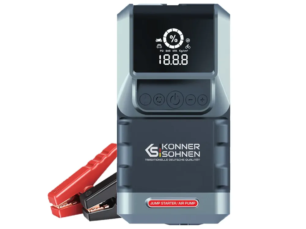 Schneller Versand Starthilfe Powerbank mit Luftkompressor KS JSP-1300