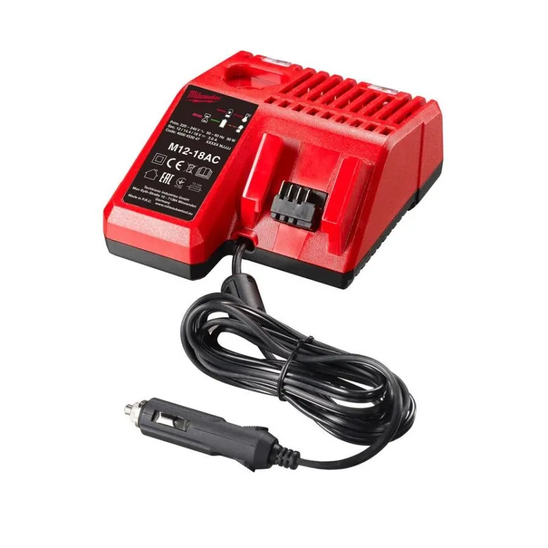 Milwaukee - Auto-Ladegerät für 12V & 24V geeignet (M12-18 AC) (4932459205) Neue Ware
